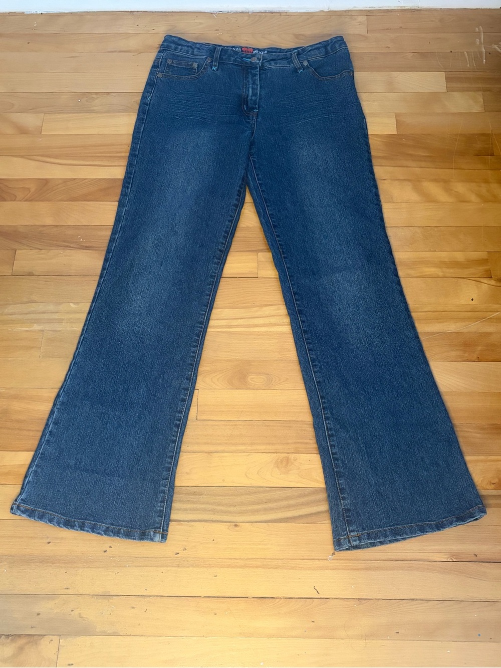 La SENZA girl Blue Flare Wide-Leg Jeans